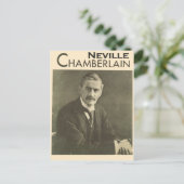 Carte Postale Politiciens vintages, Neville Chamberlain (Debout devant)