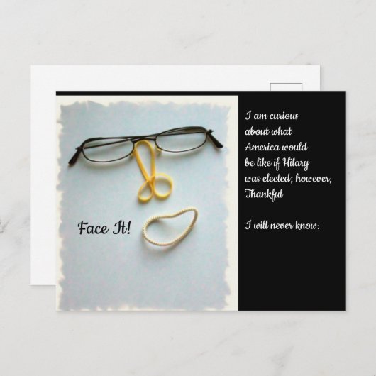 Carte postale politique (Devant / Derrière)