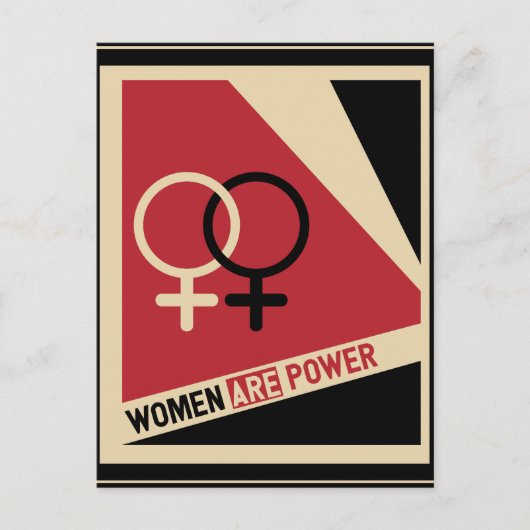 Carte postale politique de l'art féministe (Devant)