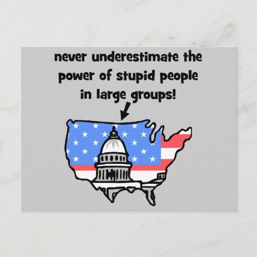 Carte Postale politique drôle (Devant)