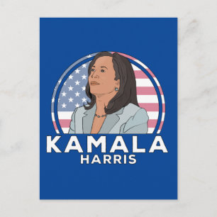Carte Postale Politique Kamala Harris