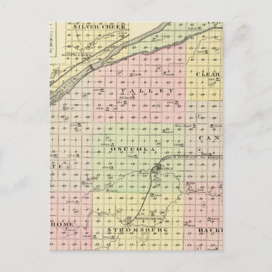 Carte Postale Polk County, Nebraska (Devant)