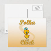 Carte Postale Polka Chick (Devant / Derrière)