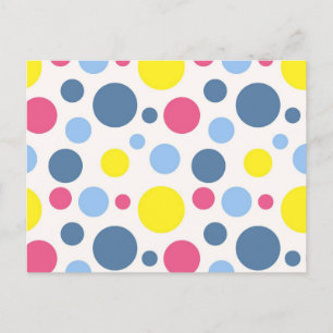 Carte Postale Polka dot