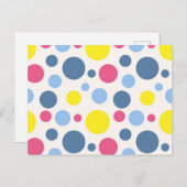 Carte Postale Polka dot (Devant / Derrière)