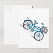 Carte postale Polka Dot Beach Cruiser (Devant / Derrière)