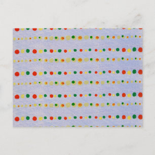 Carte Postale Polka Dot Japonais Tissu de coupe