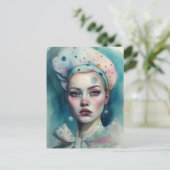 Carte postale Polka Dot Lady (Debout devant)