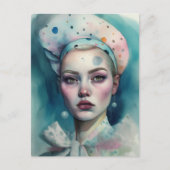 Carte postale Polka Dot Lady (Devant)