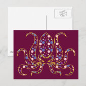 Carte Postale Polka Dot Octopus (Devant / Derrière)