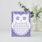 Carte Postale Polka Dot Owl (Debout devant)