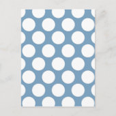 Carte Postale Polkadot bleu clair (Devant)