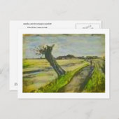 Carte Postale Pollard Willow Van Gogh Peinture fine art (Devant / Derrière)