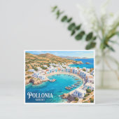 Carte Postale Pollonia Grèce (Debout devant)