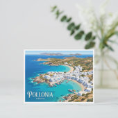 Carte Postale Pollonia Grèce (Debout devant)