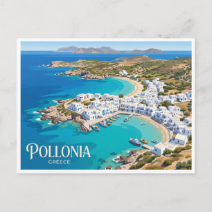 Carte Postale Pollonia Grèce