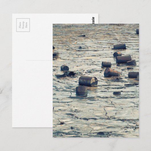 Carte Postale Pollution (Devant / Derrière)