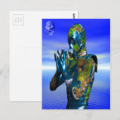 Carte Postale Pollution mondiale (Devant / Derrière)