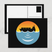 Carte Postale pollution par les océans (Devant / Derrière)