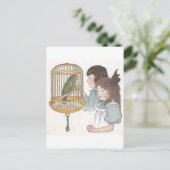 Carte Postale Polly le perroquet (Debout devant)