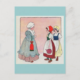 Carte Postale Polly, mets la bouilloire, Polly, mets la bouilloi