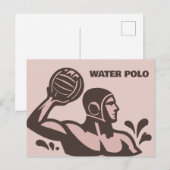 Carte Postale Polo aquatique (Devant / Derrière)