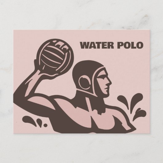 Carte Postale Polo aquatique (Devant)