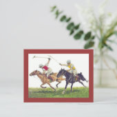 Carte Postale Polo Ponies (Debout devant)