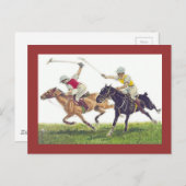 Carte Postale Polo Ponies (Devant / Derrière)