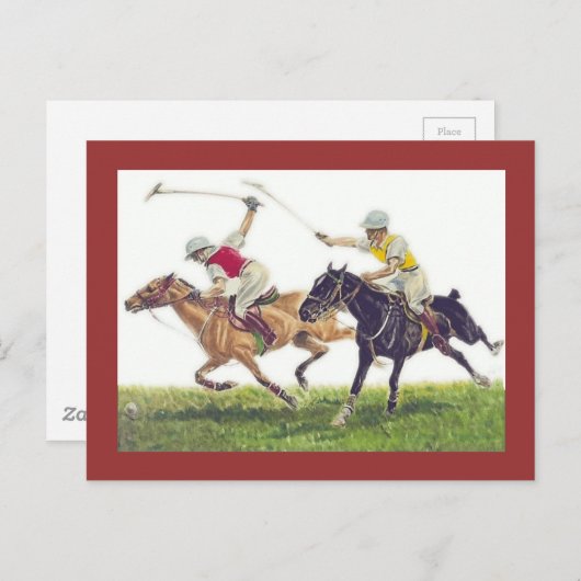 Carte Postale Polo Ponies (Devant / Derrière)