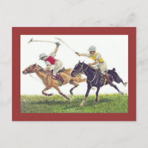 Carte Postale Polo Ponies