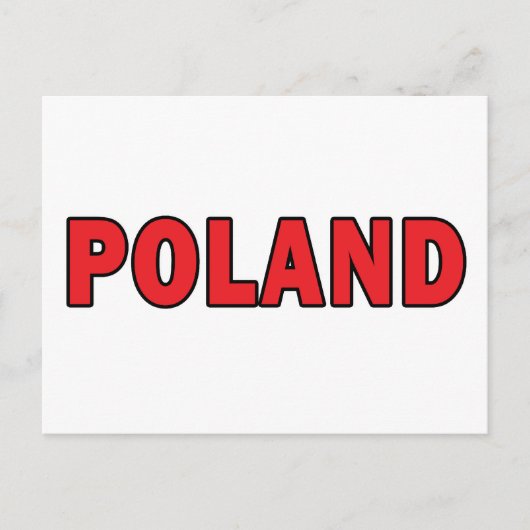 Carte Postale Pologne (Devant)