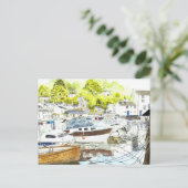 Carte postale 'Polperro Reflections' (Debout devant)
