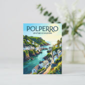 Carte Postale Polperro Royaume-Uni (Debout devant)