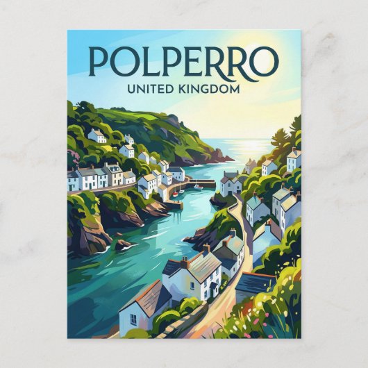 Carte Postale Polperro Royaume-Uni (Devant)