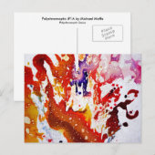 Carte Postale Polychromoptique #1A by Michael Moffa (Devant / Derrière)