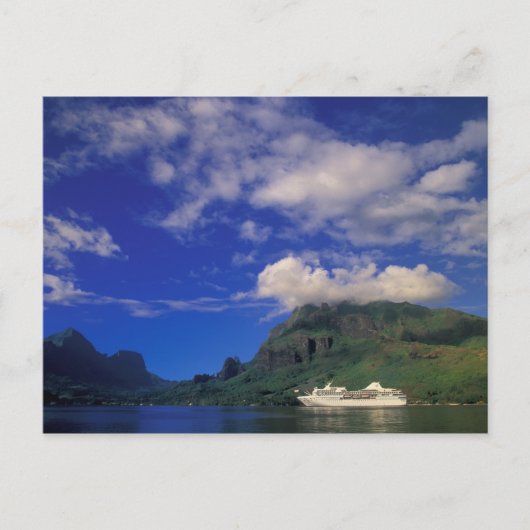 Carte Postale Polynésie française, Moorea. Cooks Bay. Bateau de  (Devant)