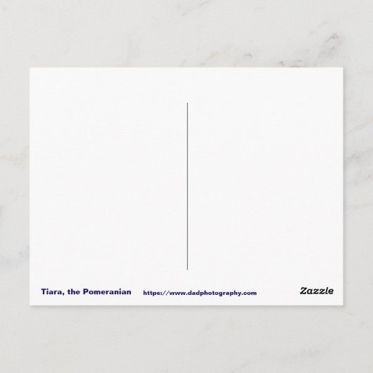 CARTE POSTALE POM-POM (Dos)