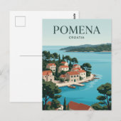 Carte Postale Pomena Croatie (Devant / Derrière)