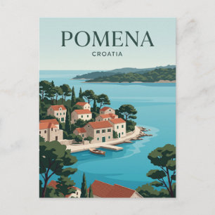 Carte Postale Pomena Croatie