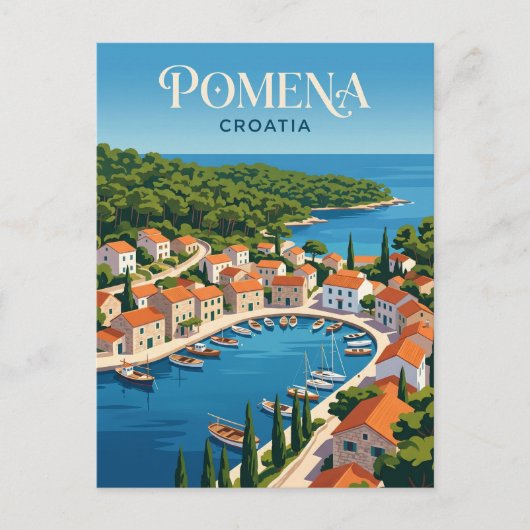 Carte Postale Pomena Croatie (Devant)