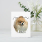 Carte Postale Pomeranian Maman 2 (Debout devant)