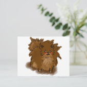 Carte Postale Poméranien (Debout devant)