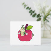 Carte Postale Pomme Caterpillar (Debout devant)
