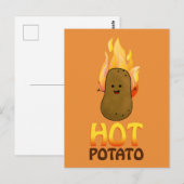 Carte Postale Pomme chaude (Devant / Derrière)