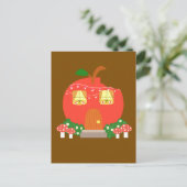 Carte Postale Pomme Fruit Frog House (Debout devant)
