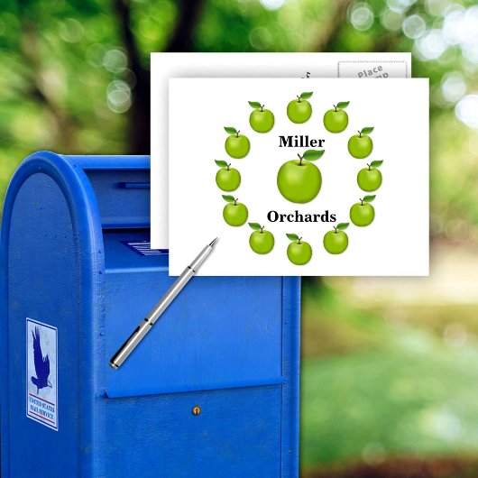 Carte Postale Pomme, Granny Smith