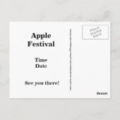 Carte Postale Pomme, Granny Smith (Dos)