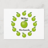 Carte Postale Pomme, Granny Smith (Devant)