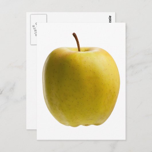 Carte Postale Pomme jaune (Devant / Derrière)